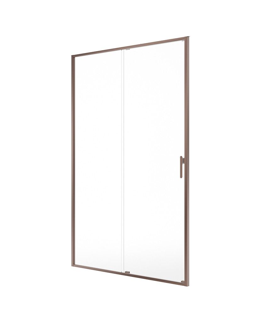 SONAS Bathrooms LIVING 1600mm Sliding Door Brushed Bronze, Brushed Bronze