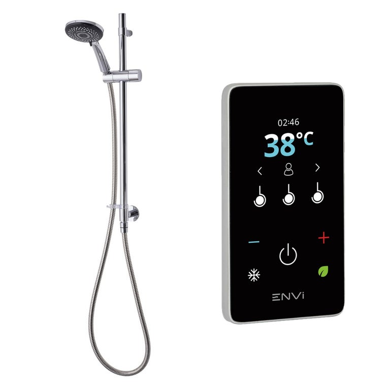 Triton Showers ENVi® Electric Shower With Inline Wall Fed Shower Kit