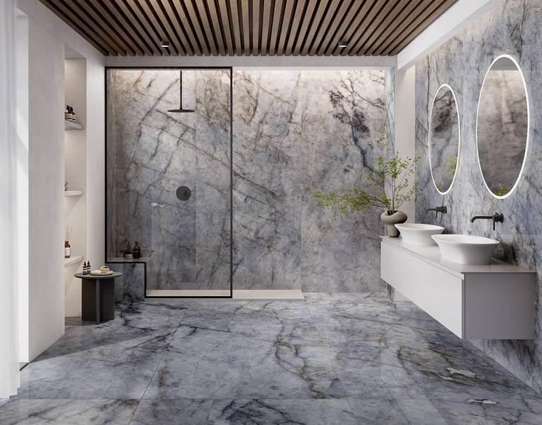 RAK Ceramics Granito Blu Ande collection room setting