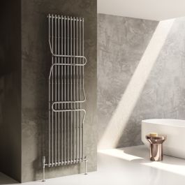 Reina Designer Radiators Aletta Mild Steel Towel Radiator