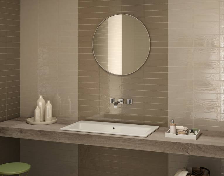 RAK Ceramics Loft brick collection room setting