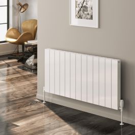 Reina Designer Radiators Casina Horizontal Aluminium Radiator, Choose from the model’s published finishes