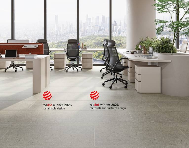 RAK Ceramics Re-use Mineral collection room setting