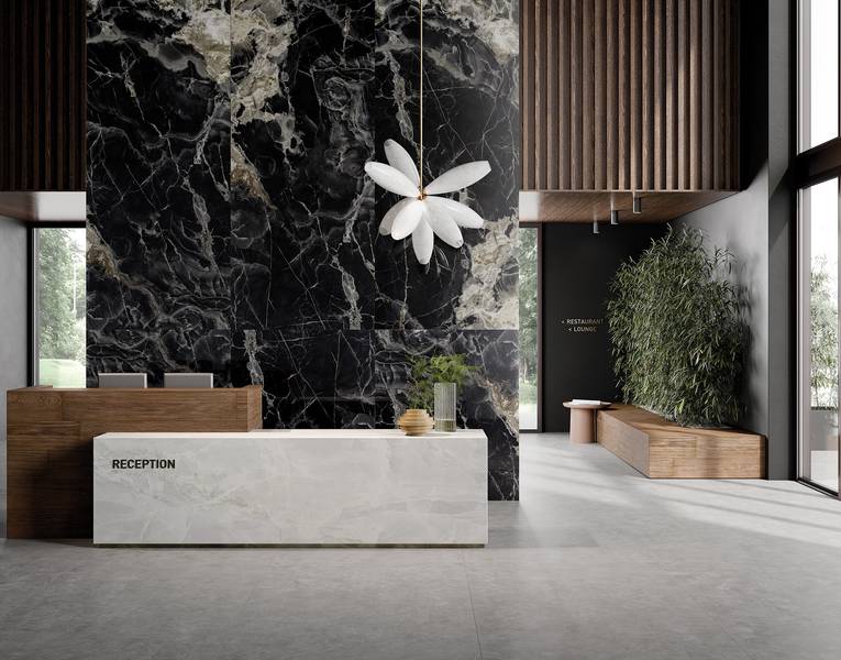 RAK Ceramics Onyx canvas collection room setting
