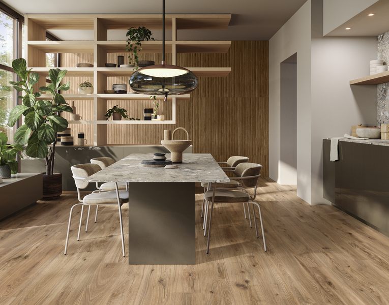 RAK Ceramics Sapien Wood collection room setting