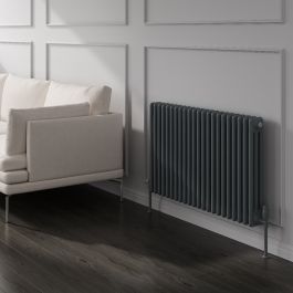 Reina Designer Radiators Colona Horizontal Column Radiator, Choose from the model’s published finishes
