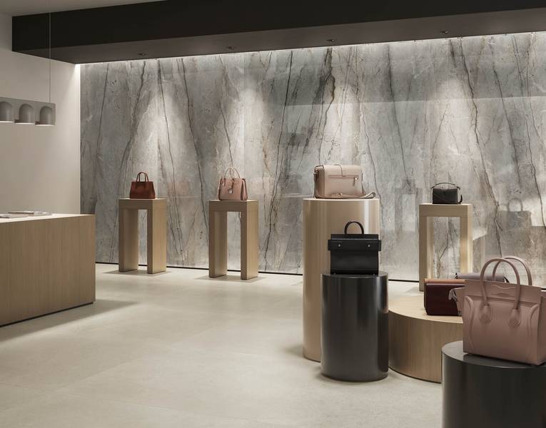 RAK Ceramics Breccia adige collection room setting