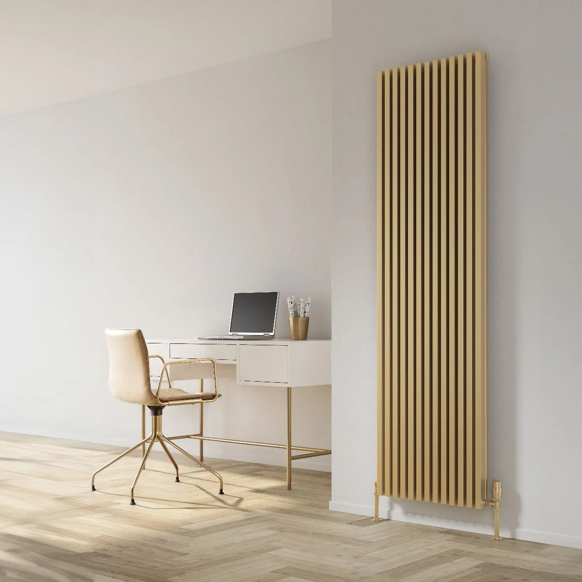 Reina Designer Radiators: Albano: architectural lines, manufacturer collection setting