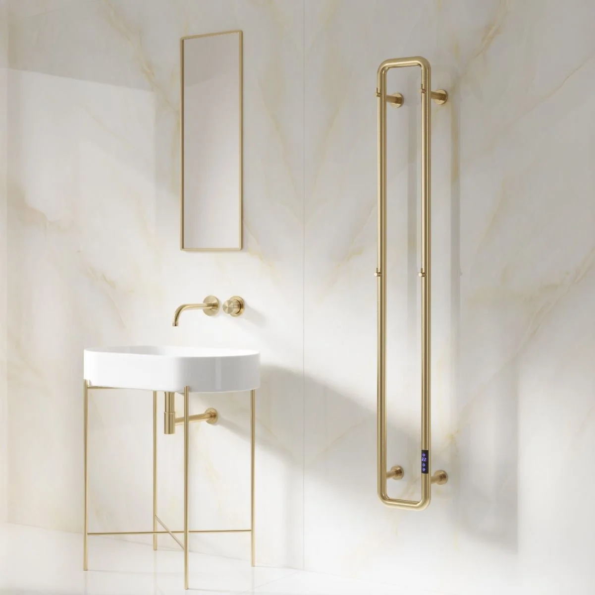 Reina Designer Radiators Pelmo electric towel radiator